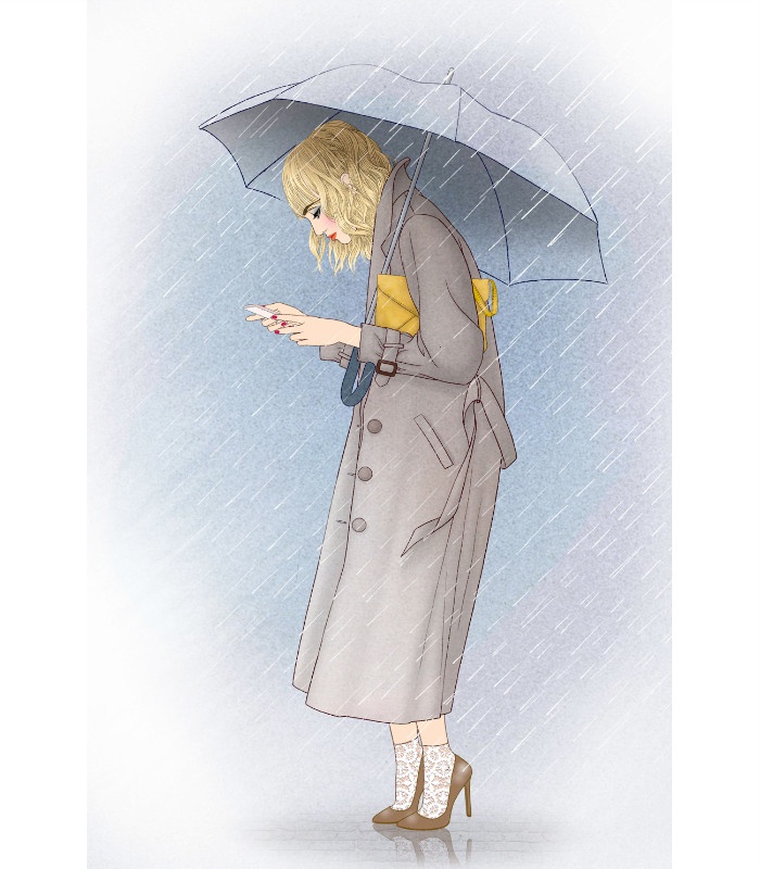 illustration delphine soucail pluie.jpg - Delphine SOUCAIL | Virginie